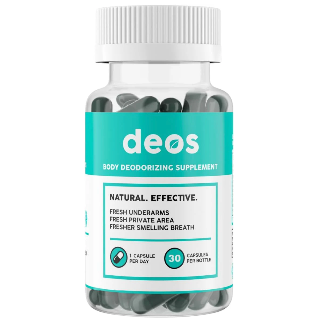 DEOS Internal Deodorant Supplement Natural Odor 30 Capsules